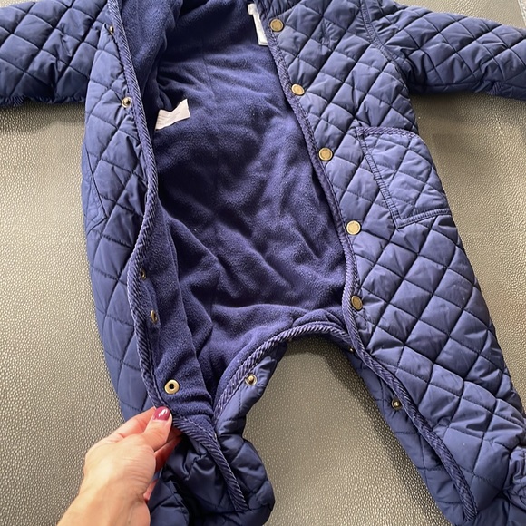 Ralph Lauren navy bunting.  Baby one piece, onesie coat - Picture 6 of 7